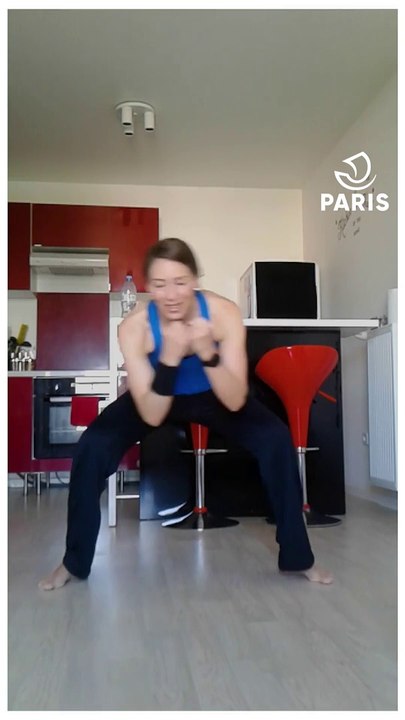 Paris chez vous : cours de "cardio-combat ", avec Linda
