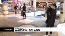 Shopping Center in Polen wieder geöffnet