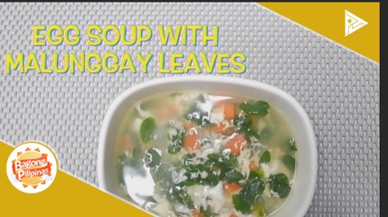 Quarantine Cooking: Egg soup with malunggay leaves