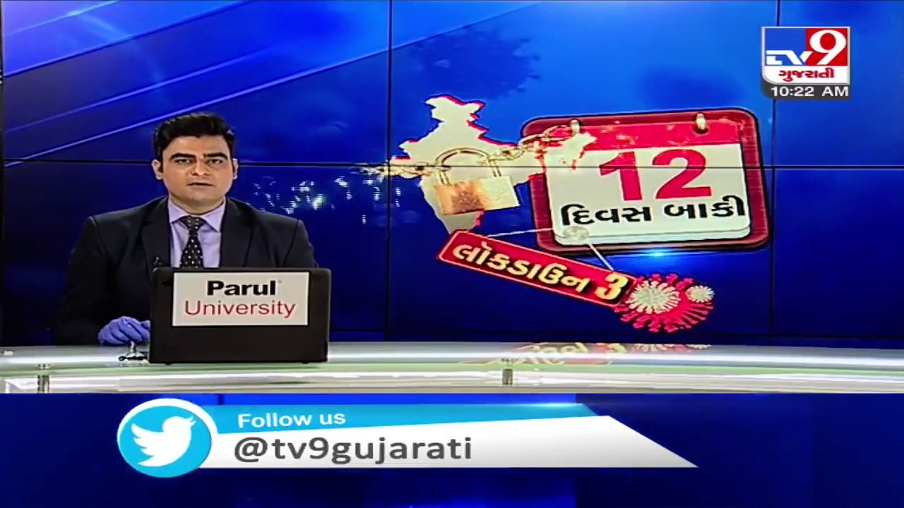 Bhavnagar_ Coronavirus; Caps, umbrellas for cops on duty amid scorching heat_ TV9News