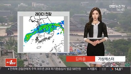 [날씨] 밤까지 곳곳 비…내일 맑고 초여름 더위
