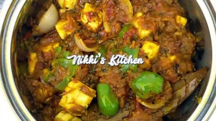 Kadhai Paneer simple and best recipe!