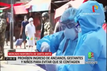Prohíben el ingreso de ancianos, gestantes y niños a los mercados durante el Estado de Emergencia
