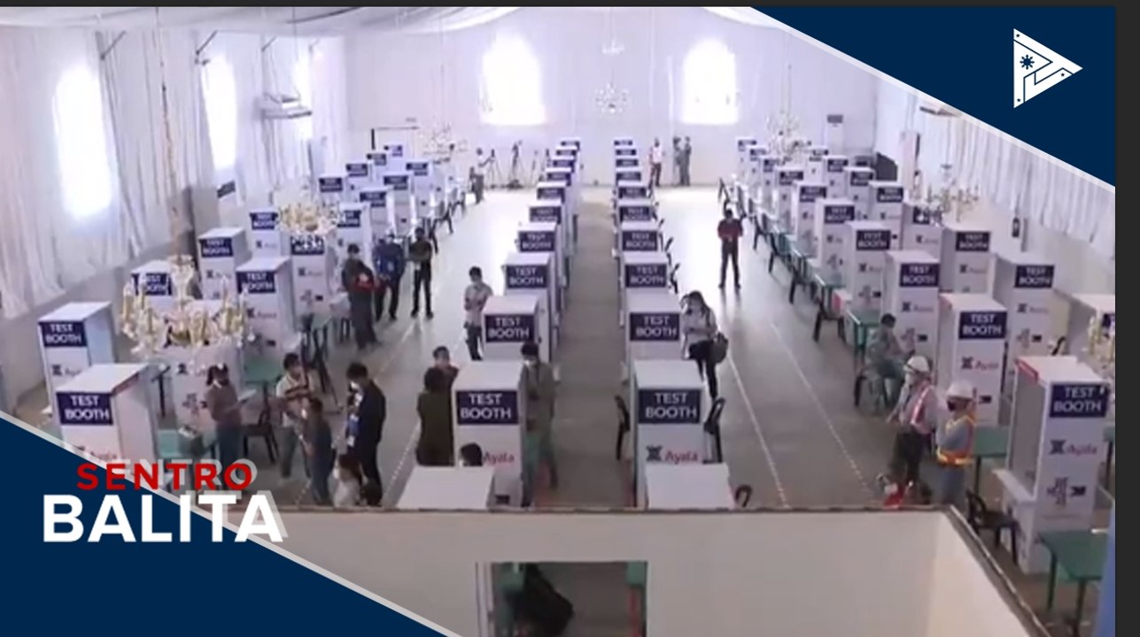 Mega swab testing center sa Palacio de Maynila, operational na simula bukas