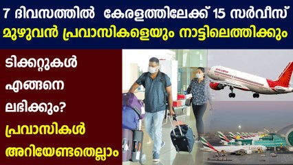 അറബ് രാജ്യങ്ങളിൽ നിന്നുള്ള വിമാനസർവീസുകൾ ഇങ്ങനെ  | Oneindia Malayalam