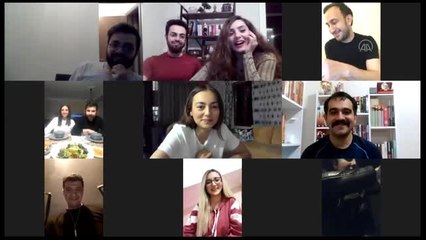 Ramazan geleneğini "online" iftar ile sürdürdüler