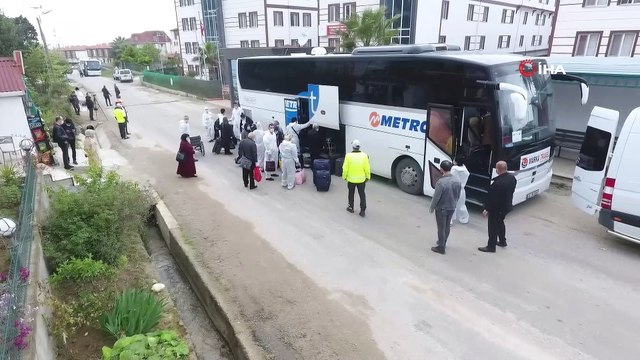 Sinop’taki gurbetçi vatandaşların karantina süreleri sona erdi
