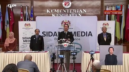 Health Director-General Datuk Dr Noor Hisham Abdullah holds his daily press conference on the Covid-19 outbreak