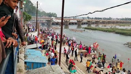Narmada jainti pooja mandla