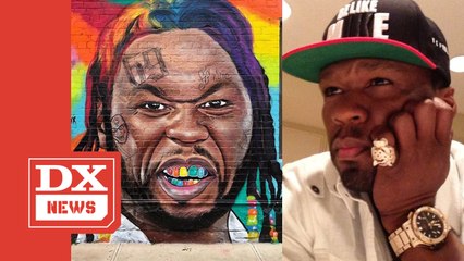 50 Cent Is Furious After Australian Street Artist Paints Him As Tekashi 6ix9ine Again