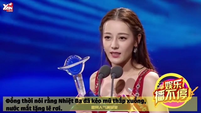 Địch Lệ Nhiệt Ba “xuống sắc” vì liên tục bị “ném đá” sau giải Kim Ưng