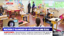 Macron et Blanquer en visite dans une école (3/3) - 05/05