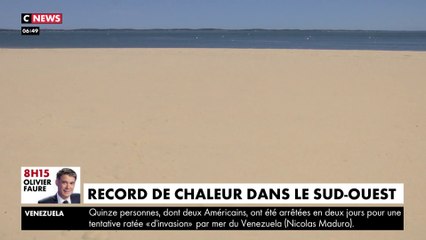 Météo : un record de chaleur dans le Sud-Ouest