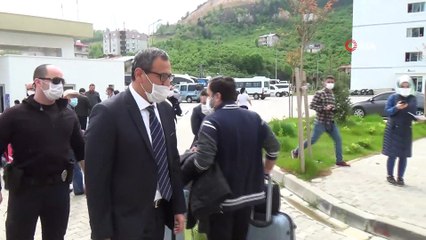 Almanya’dan Giresun'a getirilen Türk vatandaşları karantina sürecini tamamladılar
