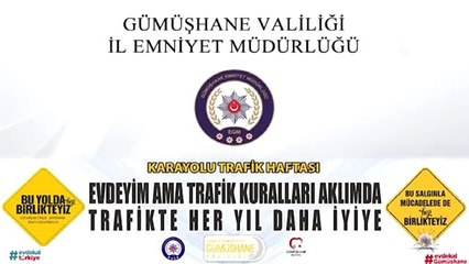 Gümüşhaneli çocuklardan videolu koronavirüs ve trafik kuralları mesajı