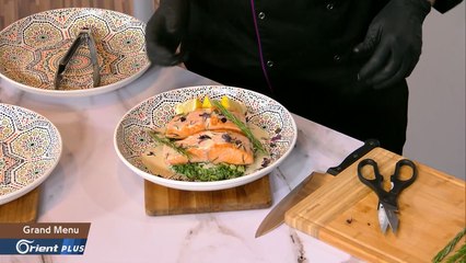 طريقة عمل السمك المشوي على الغريل مع الشيف أحمد - Grand Menu