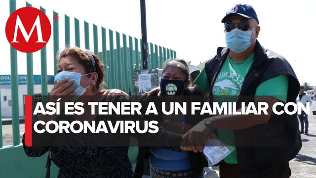 Este es el calvario que viven familiares de pacientes con covid-19