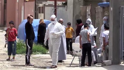 Kerkük'te 3 günde yaklaşık 3 bin koronavirüs testi yapıldı