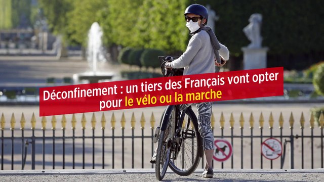 Déconfinement : un tiers des Français vont opter pour le vélo ou la marche