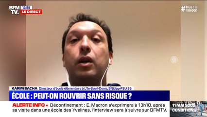 Réouverture des écoles: ce directeur de L'Île-Saint-Denis réclame plus de temps