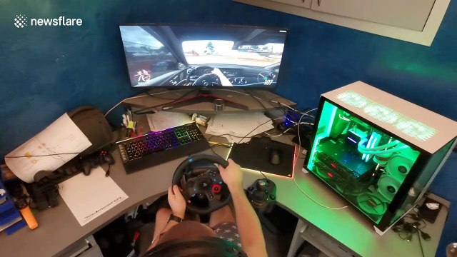 Bulgarian gamer builds fully functioning gaming chair from recycled materials during COVID-19 lockdown