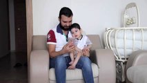 Suriyeli baba, 2 yaşındaki engelli çocuğunun annesine kavuşması için yardım talep ediyor