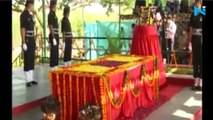 Wreath laying ceremony of Col Ashutosh Sharma held in Jaipur