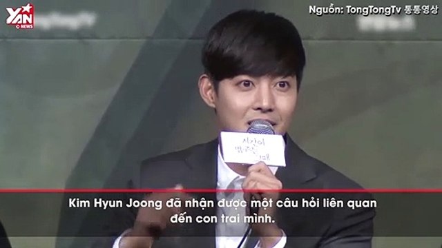 Xuất hiện trong buổi họp báo phim mới, Kim Hyun Joong lần đầu hé lộ thông tin về con trai