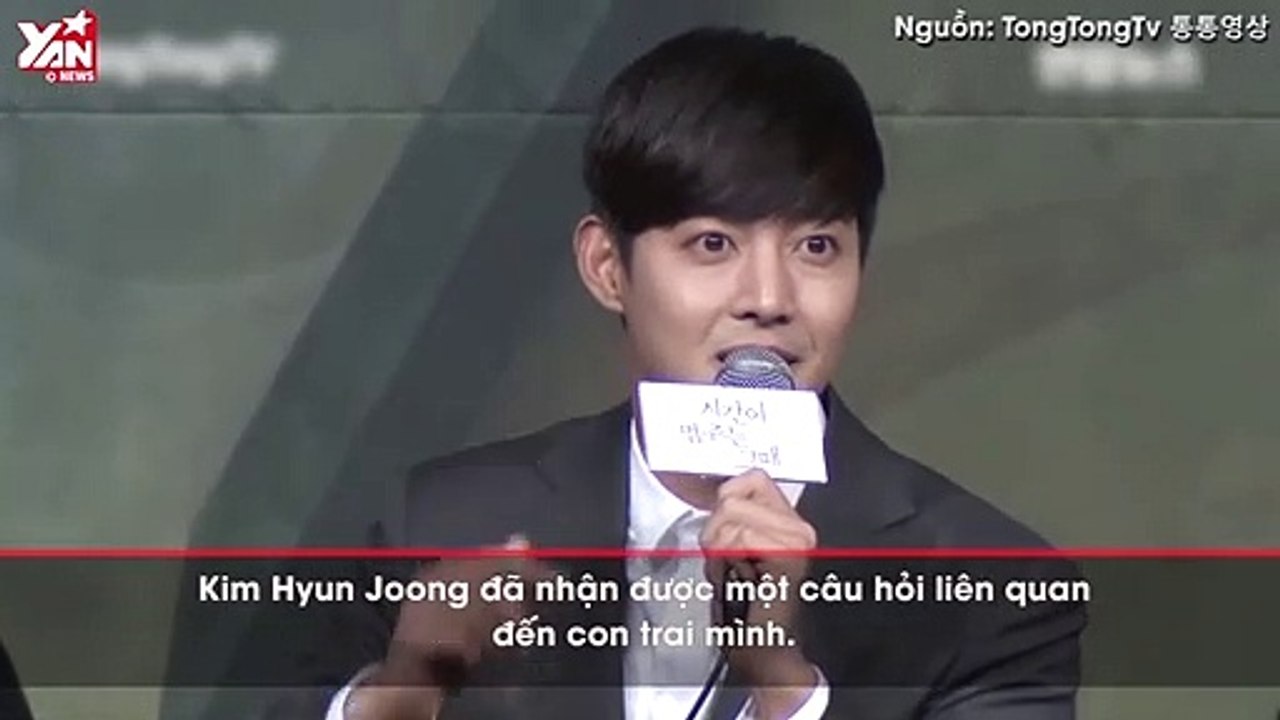 Xuất hiện trong buổi họp báo phim mới, Kim Hyun Joong lần đầu hé lộ thông tin về con trai