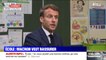 Emmanuel Macron: "Avec l'enseignement à distance, on a inventé une nouvelle façon d'enseigner"