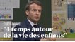 Emmanuel Macron : à partir du 11 mai, la vie des enfants à l'école sera organisée en 4 temps