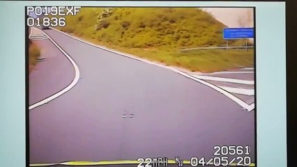 Police car hit by BMW on M6 in Cheshire