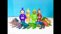 FROGS and KITTY Counting with TELETUBBIES TOYS Kids Learning Video-