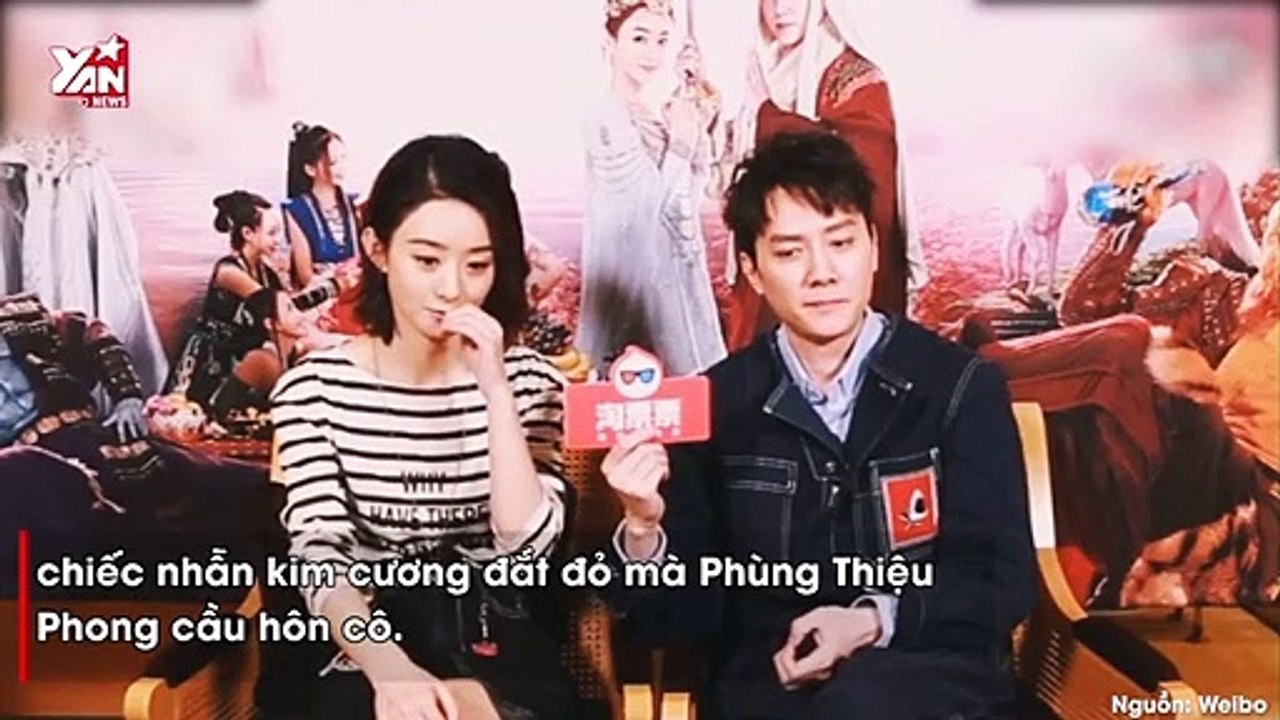 Cận cảnh chiếc nhẫn kim cương đắt đỏ của Triệu Lệ Dĩnh khiến fan đứng ngồi không yên