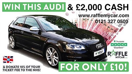 Audi S3 Quattro and £2,000 cash up for grabs in NHS fundraiser