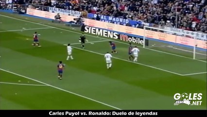 Carles Puyol vs. Ronaldo: Duelo de leyendas