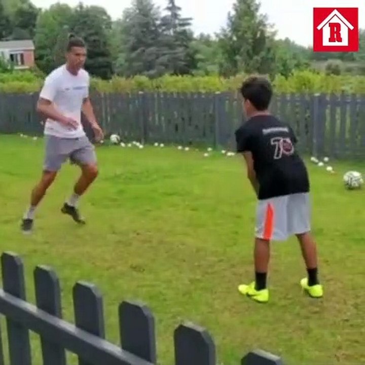 Así entrena CR7 durante la cuarentena