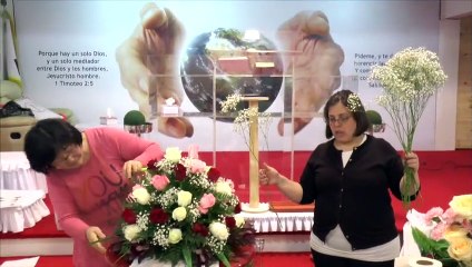 ARREGLOS FLORALES 6 MISIONERA LEE IGLESIA SIGLO XXI LAS PALOMAS suscribete