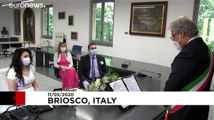 Ιταλία: Γάμος εν μέσω κορωνοϊού