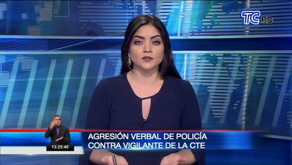Incidente se registró entre agente de la CTE y un miembro de la Policía Nacional en Manabí