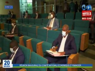 RTG / Reunion inaugurale au Comité National Economique et Financier
