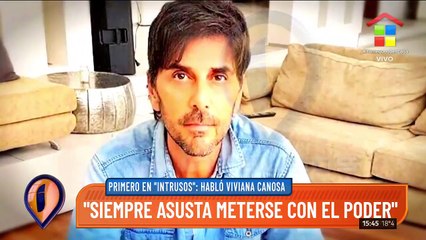 Primero en "Intrusos": la palabra de Viviana Canosa