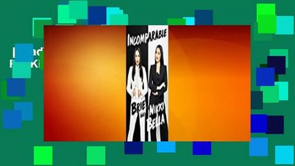 [Read] Incomparable  For Kindle