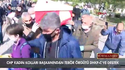 CHP Kadın Kolları Başkanı'ndan DHKP-C'ye destek