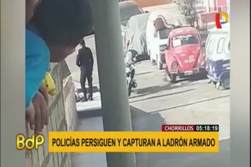 Chorrillos: ladrón armado fue detenido cuando intentaba robar