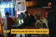 Cusco: policía y militar resultan heridos tras ser atacado por sujeto ebrio