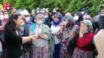 Kirazlıyayla'da çalışma durdu CHP'li vekil alkışlarla uğurlandı