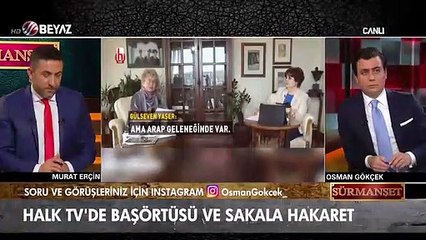Halk Tv'de başörtüsü ve sakala hakaret!