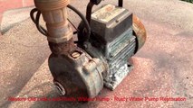 Restore old leaky  and rusty water pump - rusty water pump restoration