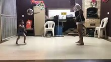 Dad and Son tremendous ball control